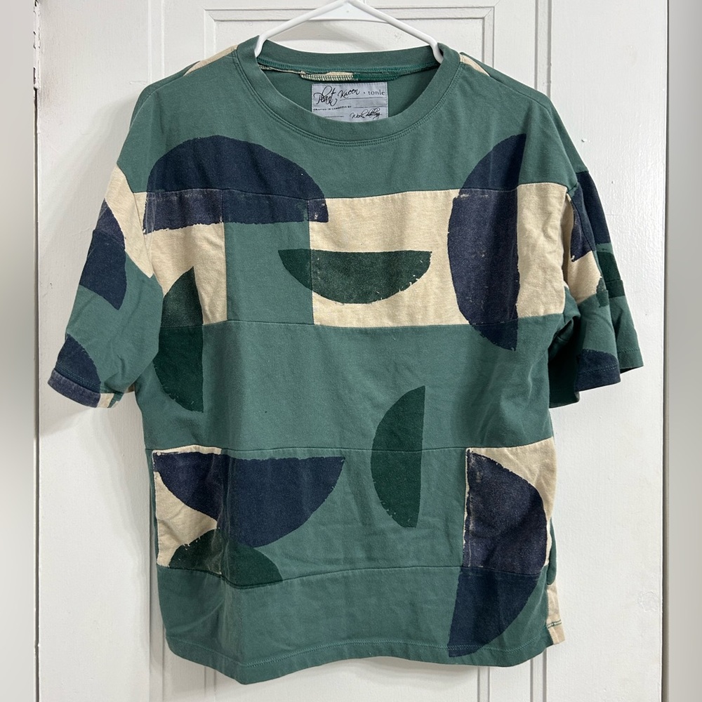 Tonle hand printed & sewn t-shirt (matching shirts separate)